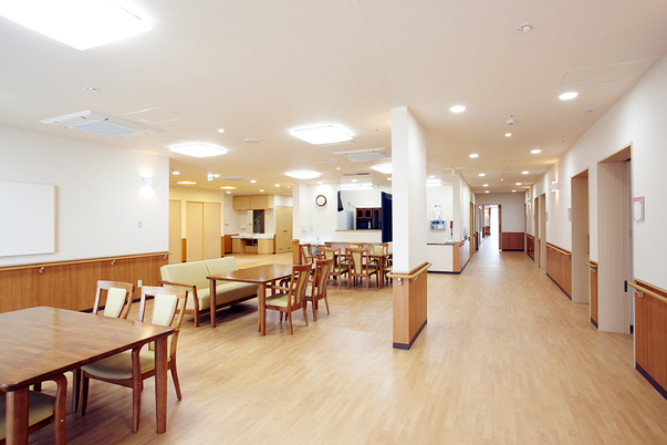 広々とした共用スペース