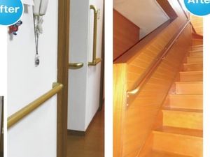 手すり付き廊下  