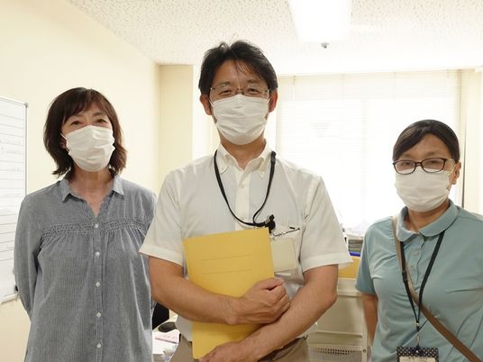 スタッフ3人の居室  