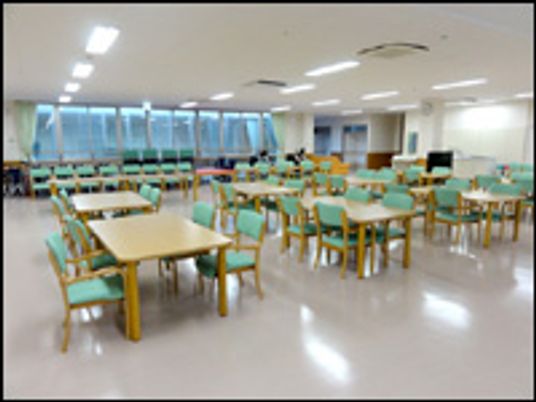 広々とした食堂