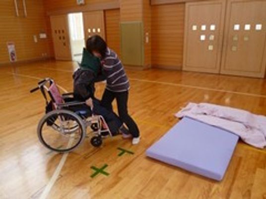 トレーニング中の部屋