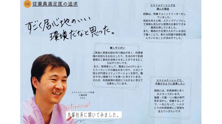笑顔のスタッフイメージ