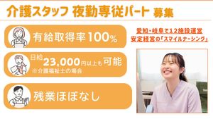 笑顔のスタッフイメージ