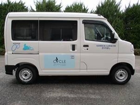 送迎車の側面です  