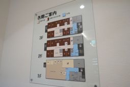 案内板の配置図表示
