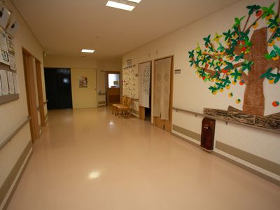 廊下の明るい空間