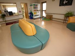 明るい共有スペース