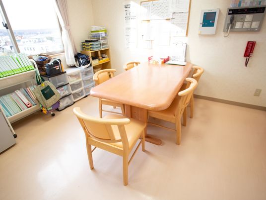 居心地の良い居室の一角