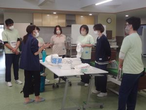 スタッフ研修の多目的室  