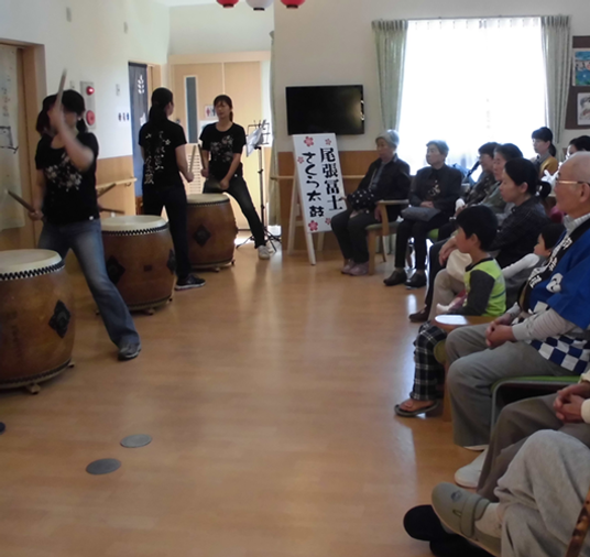 太鼓演奏があるホール