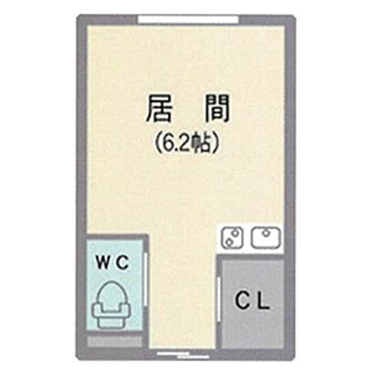シンプルな居室