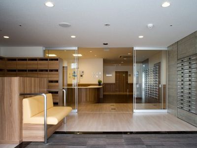 清潔感のある受付エリア