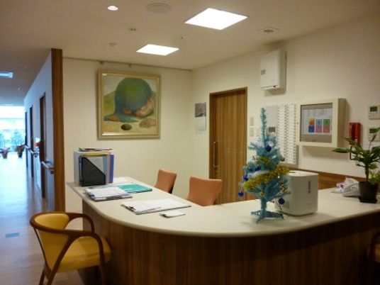 アットホームな受付