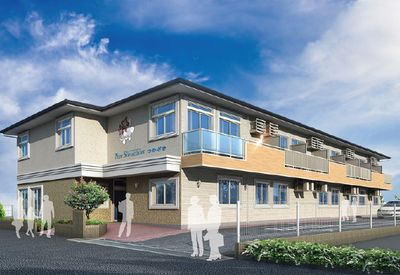 新しい建物の外観