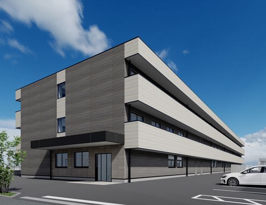 モダンな建物の外観