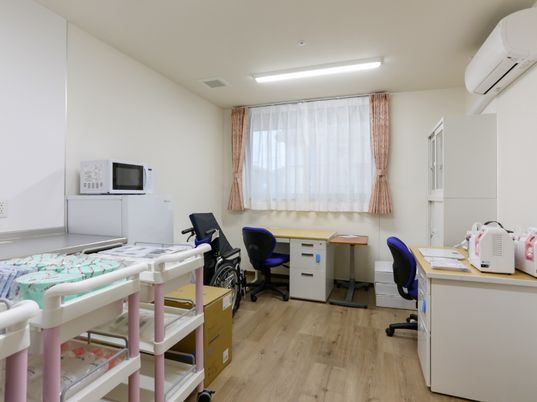 清潔な居室の一角