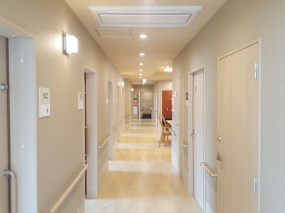 清潔な廊下の様子