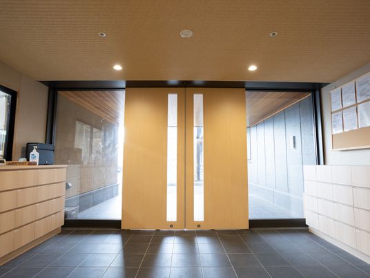 快適なエントランス空間