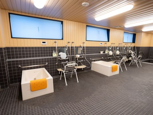 整備された介護用浴室