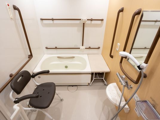 安全設計の洗面設備