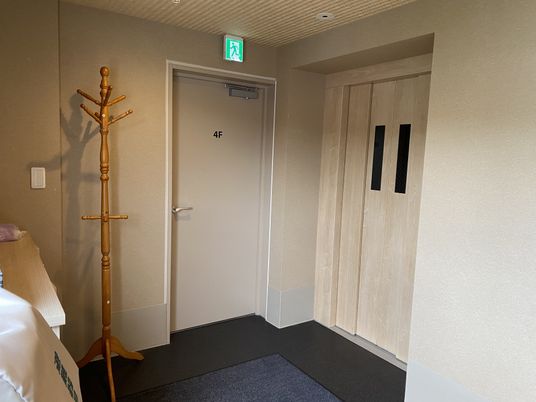 温かみのある居室の一角