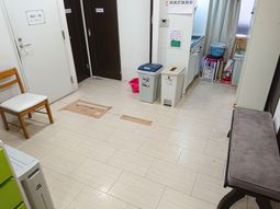整備された施設の廊下