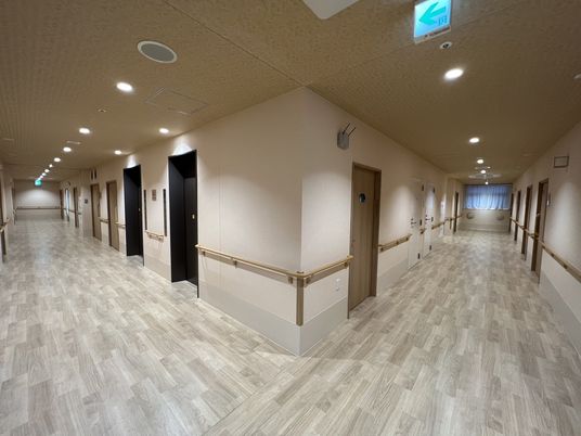 清潔感のある廊下