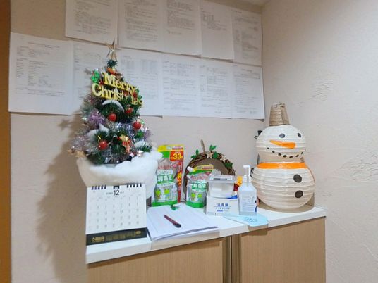 季節感ある玄関
