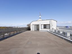 広々した屋上の風景