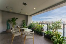 開放的なテラス風景