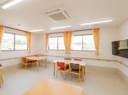 明るい共有スペース