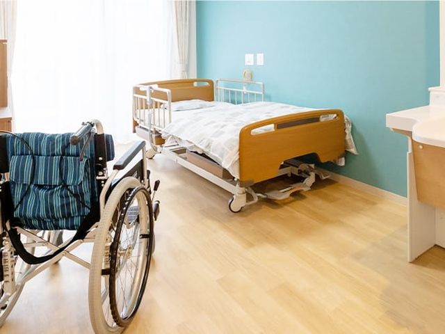 快適な居室の設備 居室 ゆとりのある居室で、利用者様のサポートをするやりがいのあるお仕事です。
