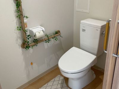 清潔なトイレの様子