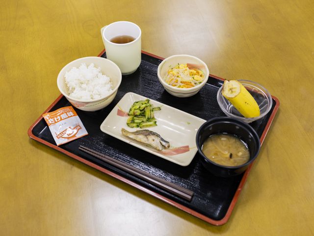 多彩な食事の例 料理 栄養バランスの取れた彩り豊かな食事で、心も体も満たされます。和食中心の献立です。