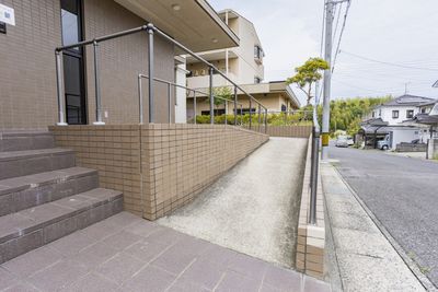 入り口のスロープ