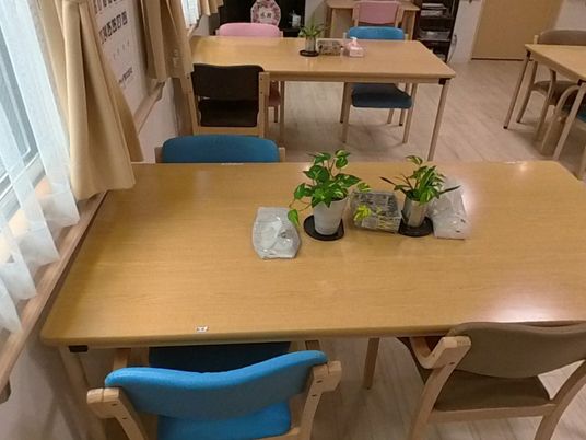 共有スペースでのくつろぎ時間