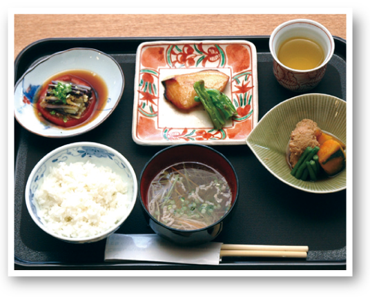 提供する食事の一例