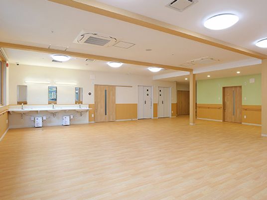 広々とした機能訓練室
