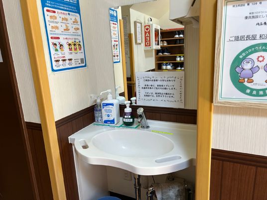 清潔な洗面台