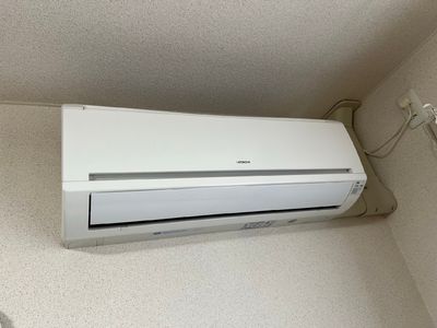 壁掛けエアコンが設置