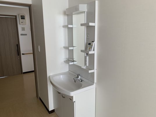 清潔感のある洗面台