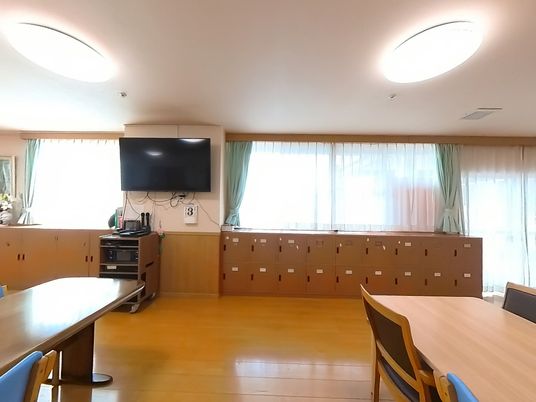 広々とした空間のリビング