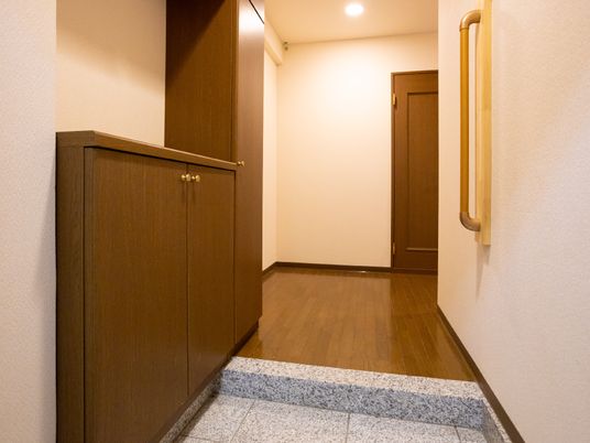 温かみのある廊下