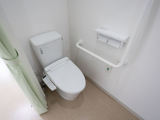 サポート充実のトイレ空間