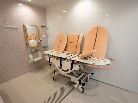 先進的な浴室設備