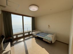 海が見える居室
