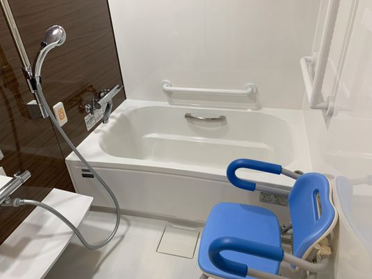 手入れが行き届いた浴室