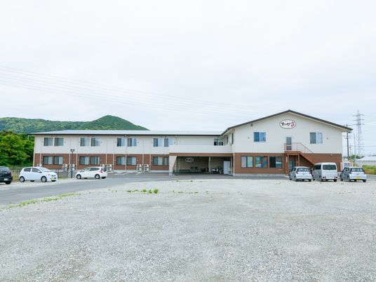 ゆとりある施設の外観