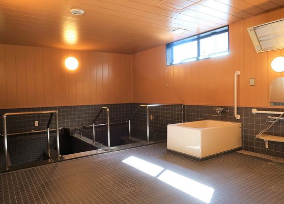 ゆったりした浴室