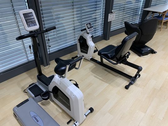 運動機器のある部屋